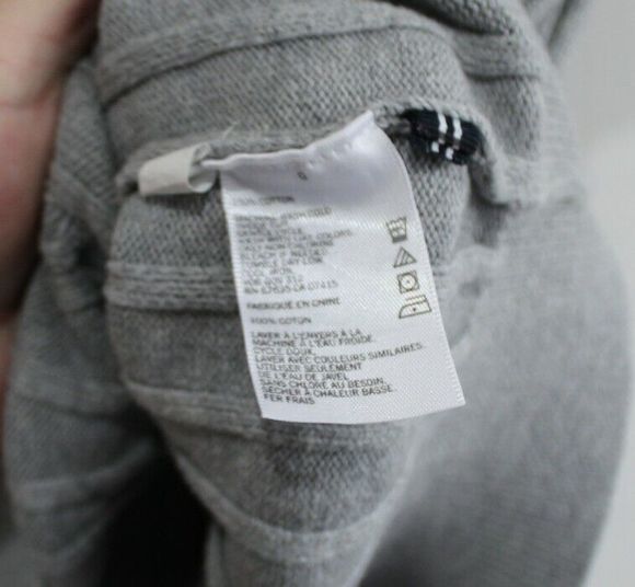 Nautica Mens Knitted Cable Tank Top Size large Grey chest  46 inch - Picture 5 of 5